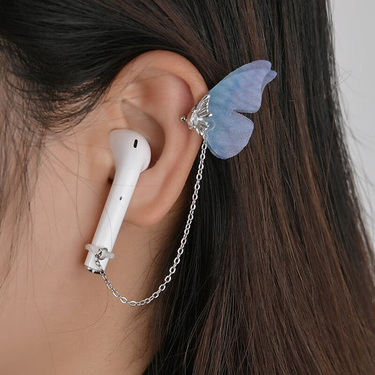 Airpods anti-lost Chain | INSINC Creative Women's Butterfly Ear Clips