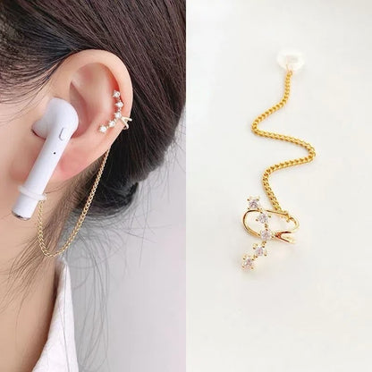 Airpods anti-lost Chain | INSNIC Creative Women's Golden Star Ear Clip