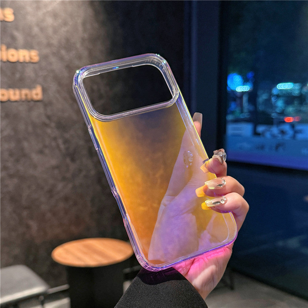 INSNIC Einfache magnetische Saugnapf-Hülle in Rosa mit Logo für iPhone