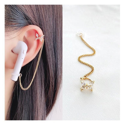 Airpods anti-lost Chain | INSNIC Creative Women's Golden Star Ear Clip