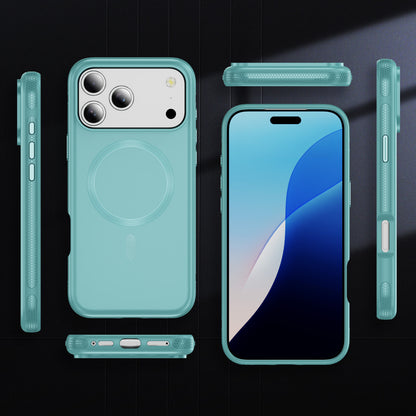 INSNIC Einfache magnetische Saugnapf-Hülle in Rosa mit Logo für iPhone