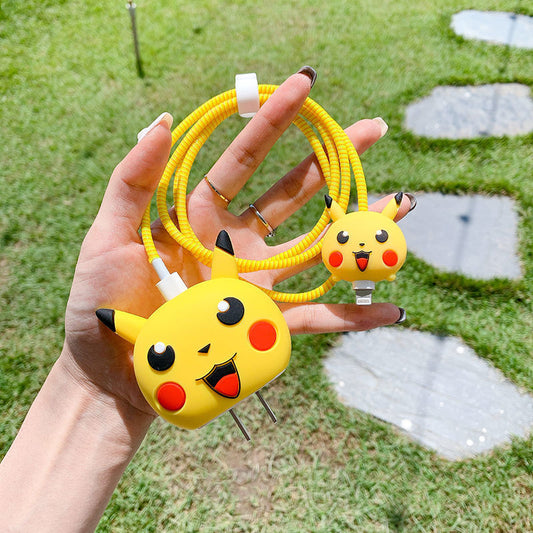 Charger Case | INSINC Creative Pikachu 4 Piece Set