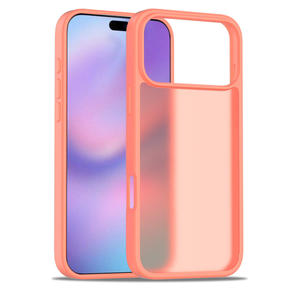 INSNIC Einfache magnetische Saugnapf-Hülle in Rosa mit Logo für iPhone