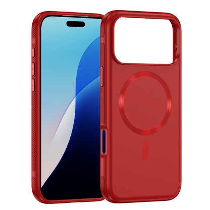 INSNIC Einfache magnetische Saugnapf-Hülle in Rosa mit Logo für iPhone