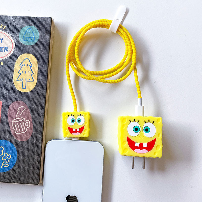 Charger Case | INSNIC Creative Spongebob 4 Piece Set