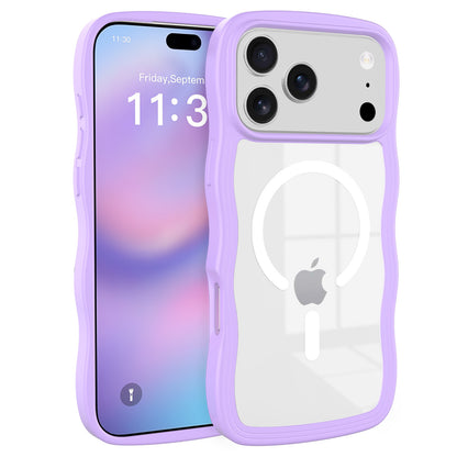 INSNIC Einfache magnetische Saugnapf-Hülle in Rosa mit Logo für iPhone