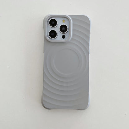 INSNIC Einfache magnetische Saugnapf-Hülle in Rosa mit Logo für iPhone