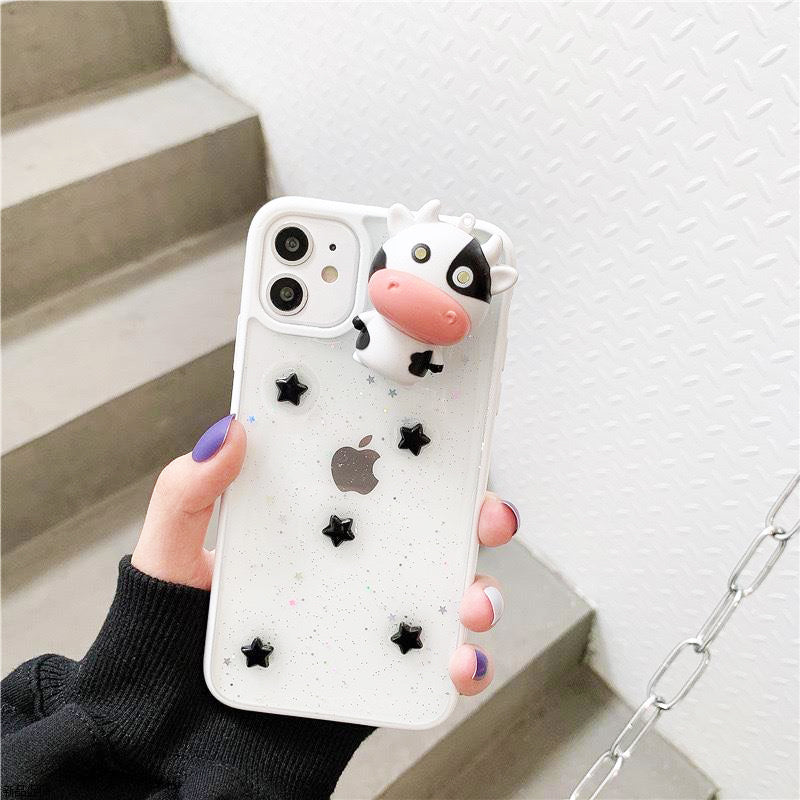 iPhone case | INSNIC Creative 3D Light Will Call Cows
