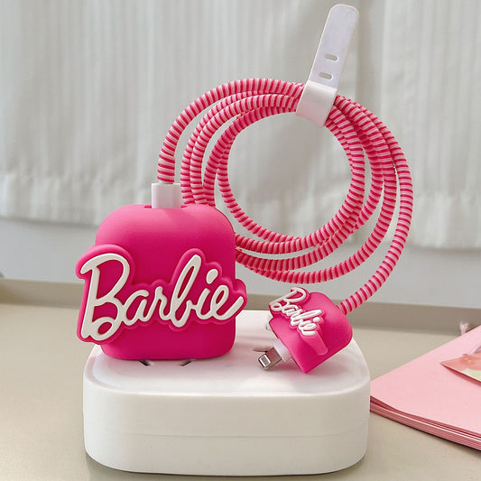 Charger Case | INSNIC Creative 3D Barbie 4 Piece Set