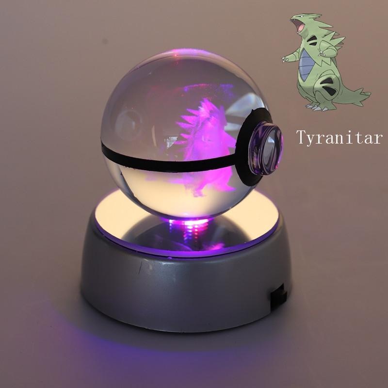 INSNIC Tyranitar 3D Anime Crystal Ball