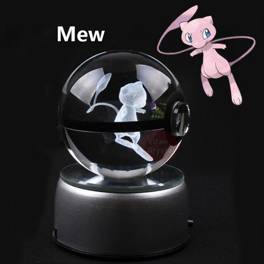 INSNIC Mew 3D Anime Crystal Ball