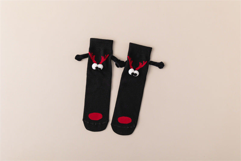 INSINC Creative Christmas Holding Hands Socken Weihnachtsgeschenke
