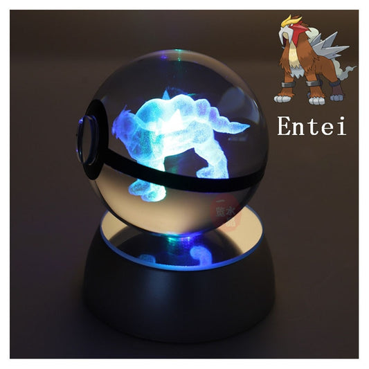 INSNIC Entei 3D Anime Crystal Ball