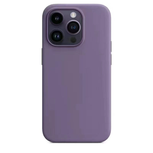 INSNIC Simple Magnetic Suction Puple With Logo Case For iPhone
