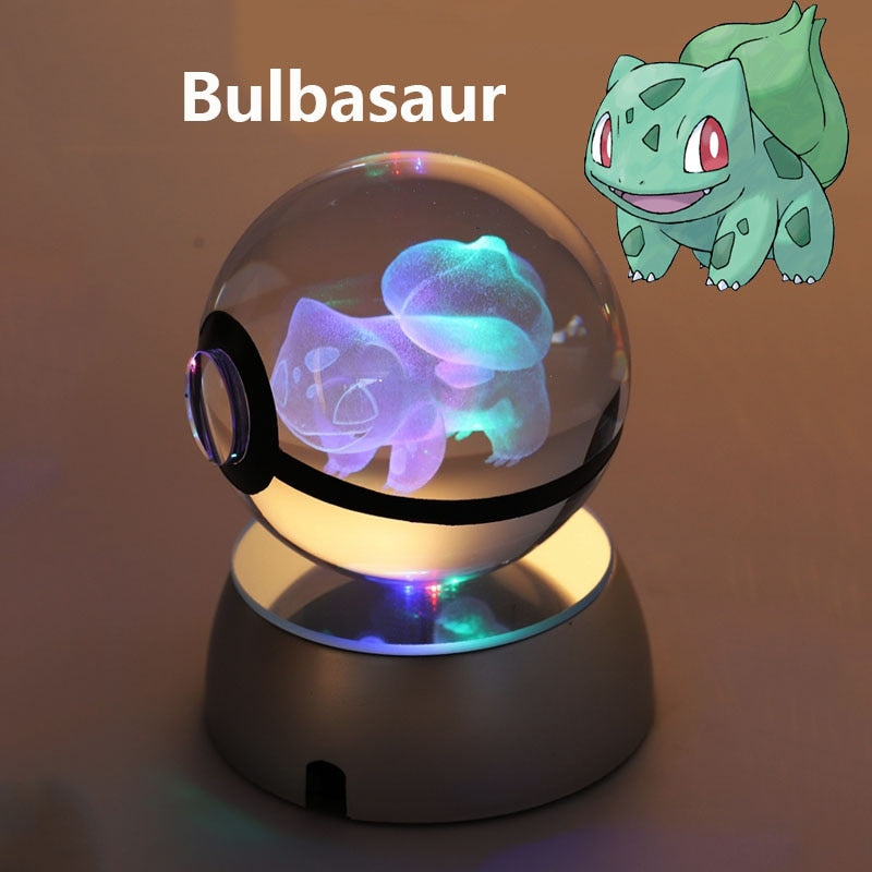 INSNIC Bulbasayr 3D Anime Kristallkugel