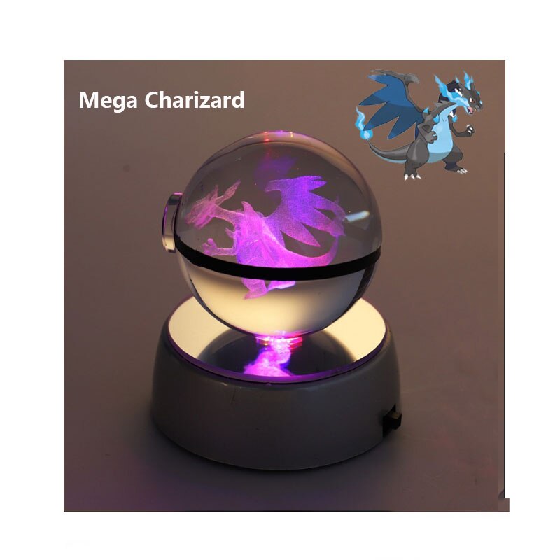 INSNIC Mega Cherizard 3D Anime Kristallkugel