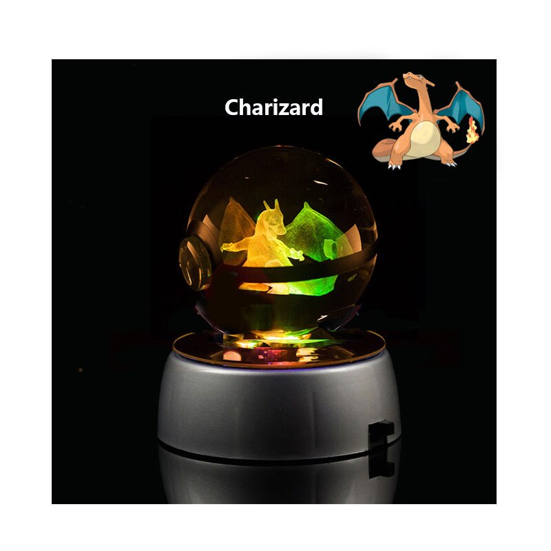 INSNIC Cherizard 3D Anime Kristallkugel
