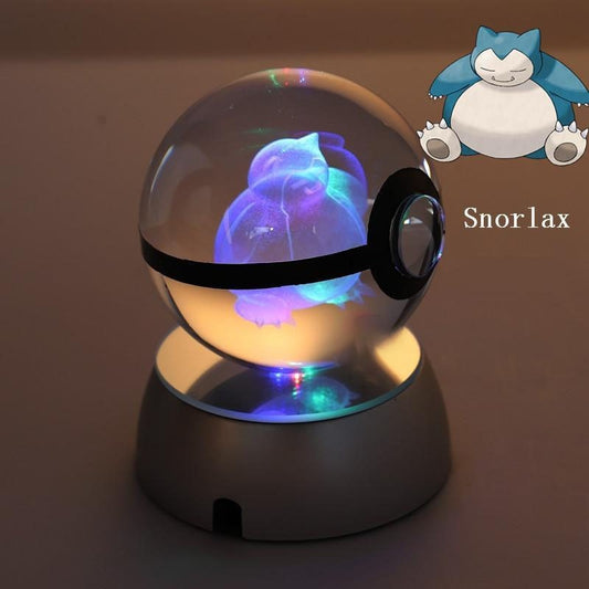 INSNIC Snorlax 3D Anime Crystal Ball